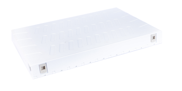 ABS, Sliding Fiber patch panel, with front faceplate 24 port LC Duplex-img-2